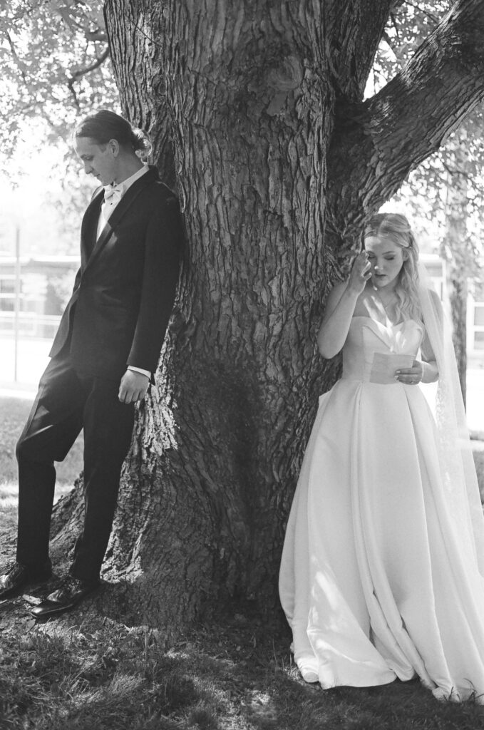 Film Photography wedding images